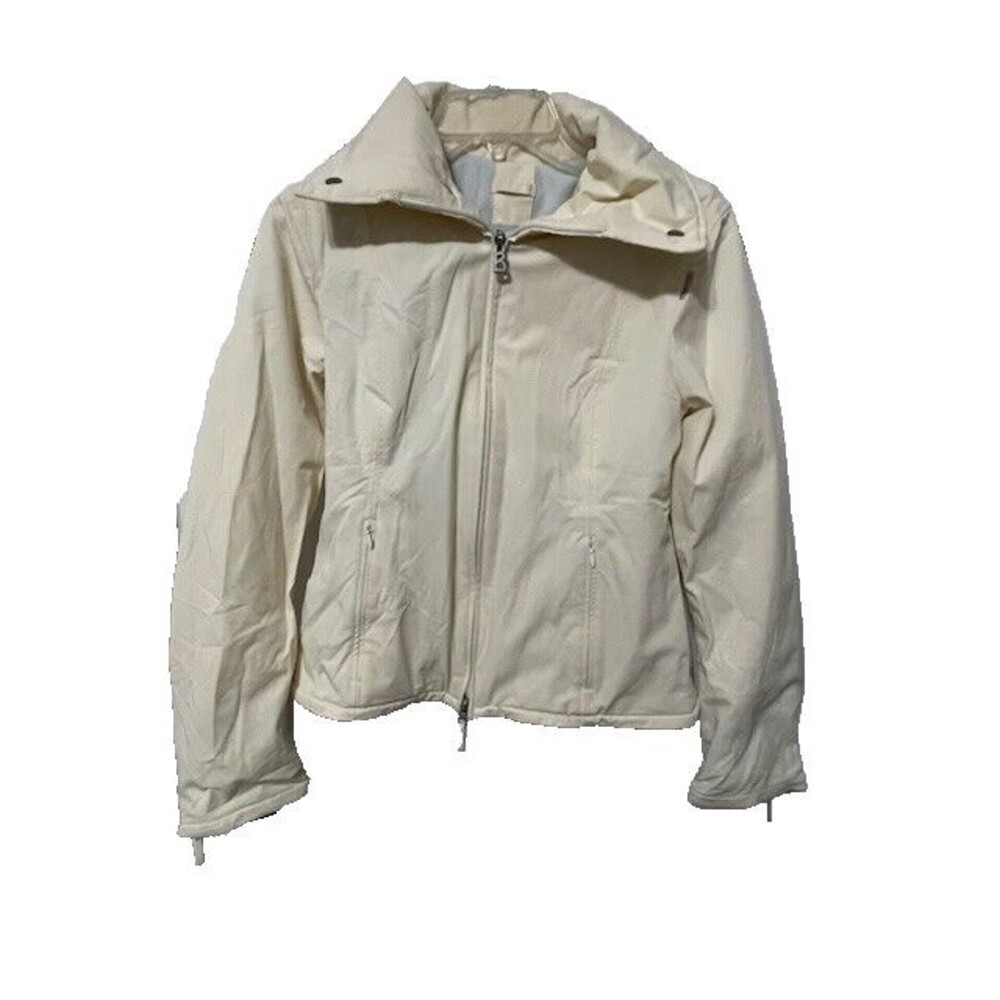 Vintage Y2K Bogner Fire + Ice Ski Jacket Womens Size 6 White Softshell Insulated